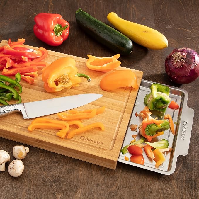 Cuisinart CPK-4884 Bamboo Cutting Board with Hidden Tray