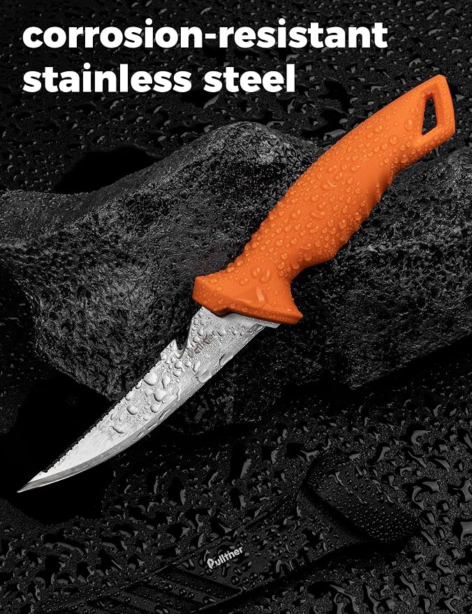 5 Inch Fishing Knife,Stainless Steel Fishing Bait Knife | Fishing Gear with Protective Sheath
