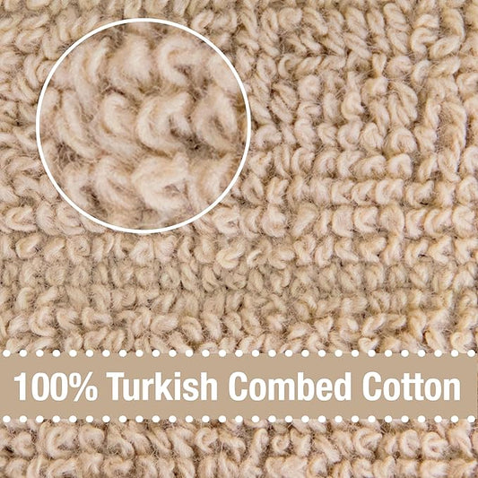 All-Clad Solid Kitchen Towel: Highly Absorbent, Super Soft Long Lasting - 100% Cotton, 17"x30" Tea Towel for Cleaning & Drying Dishes, Pans, Glassware, or Countertops, (1-Pack), Cappuccino
