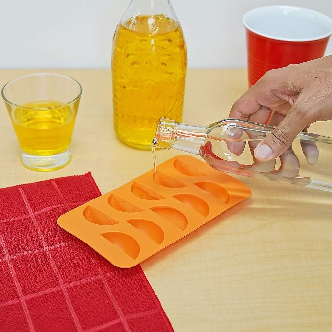 Orange Slices Ice Cube Tray - Fairly Odd Novelties - Fun Fruit Shaped Food Molding Gift