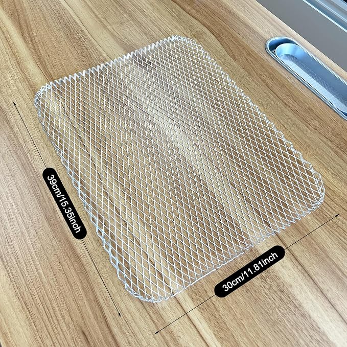 10 Pack BBQ Grill Mesh Mat,Mesh Baking Tray,Grill Mesh,Disposable Barbecue Padding for Outdoor Barbecues