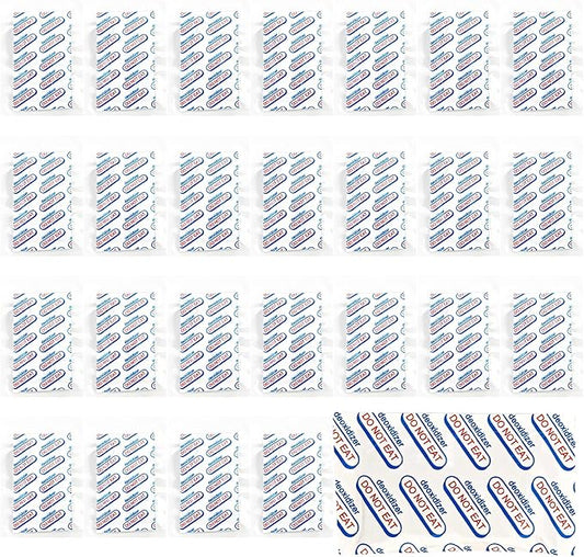 2000cc 50 Packs Food Grade Oxygen Absorbers - 2 Packs x 1 Vacuum Bag for Long Term Food Freshness - O2 Absorber for Canning & Preserving