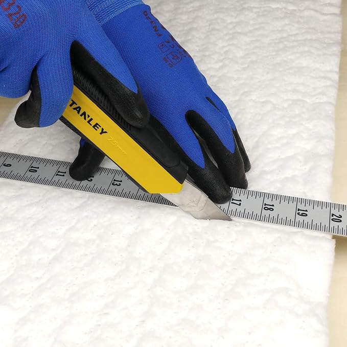 Lynn Manufacturing 1" Thick, CeraBlanket Insulation, Morgan Thermal Ceramics, 2400F Rated, 8 Lb. Density, 24" Wide, 25 Ft. Long, 8CB12