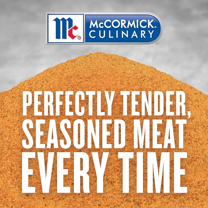 McCormick Culinary Seasoned Meat Tenderizer, 32 oz - One 32 Ounce Container of Meat Tenderizer Seasoning, Blended for Chefs to Create Flavorful Meat Dishes
