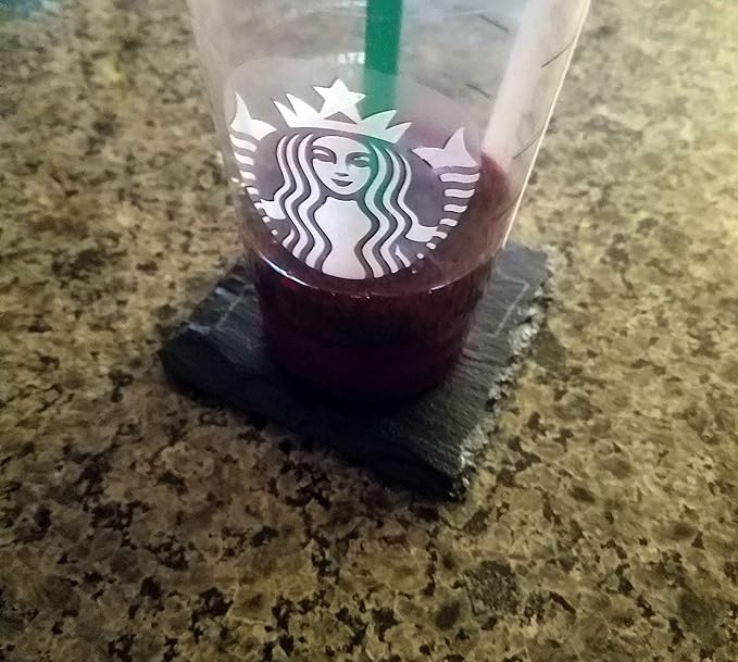 Power & Protection: V-Twin Engine Coasters for Your Ride - Square Slate - Set of 4