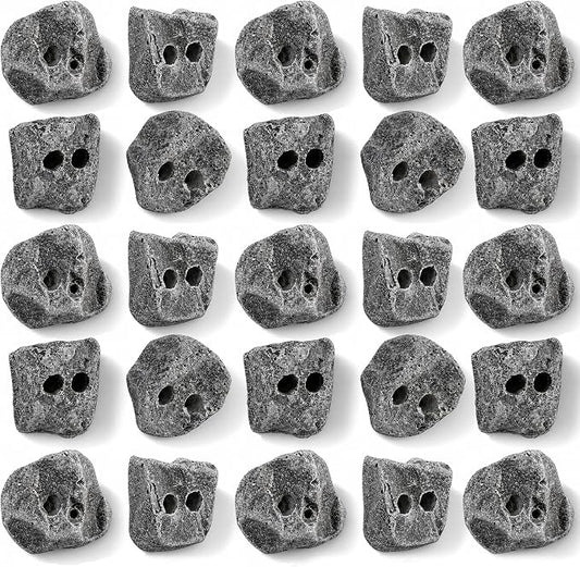 25 Large Screw On Rock Climbing Holds for Rock Wall Grips Made in USA | Rock Climbing Holds for Indoor Outdoor Play Set, Garage Gym, Bouldering, Trees - Rocky Mountain Climbing Gear