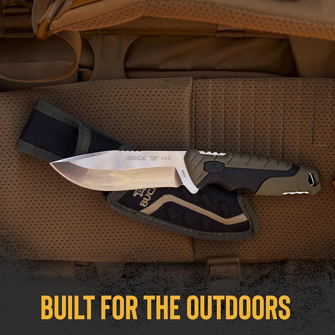 Buck Knives 656 Pursuit Large Fixed Blade Hunting Knife, 4-1/2" 420HC Steel Blade