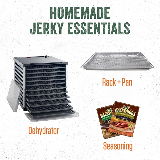 LEM Products Jerky Cannon and Gun Double Jerky Nozzle, 2 Jerky Slots, Stainless Steel