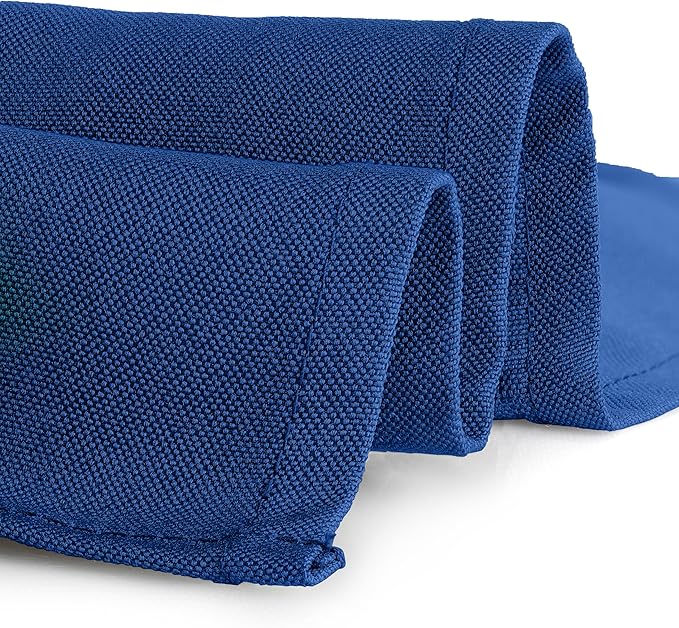 Gee Di Moda Rectangle Tablecloth - 90 x 156 Inch Royal Blue Table Cloth for 8 Foot Table with Floor-Length Drop - Heavy Duty Washable Fabric - 8 Ft Buffet Table, Holiday Party, Wedding & Baby Shower