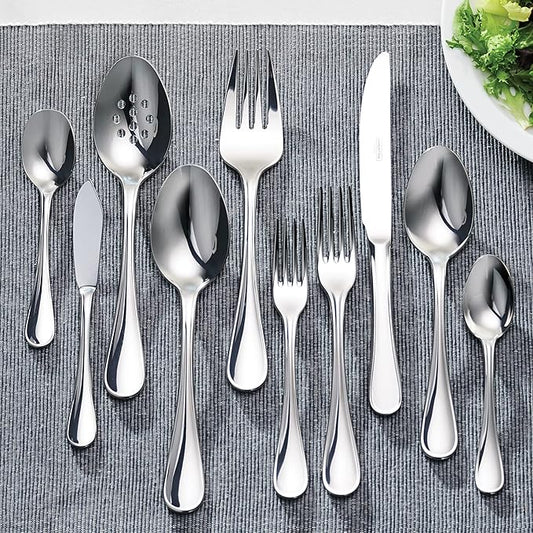 Tramontina 45 Piece Silverware Set - Firenze Utensils Set